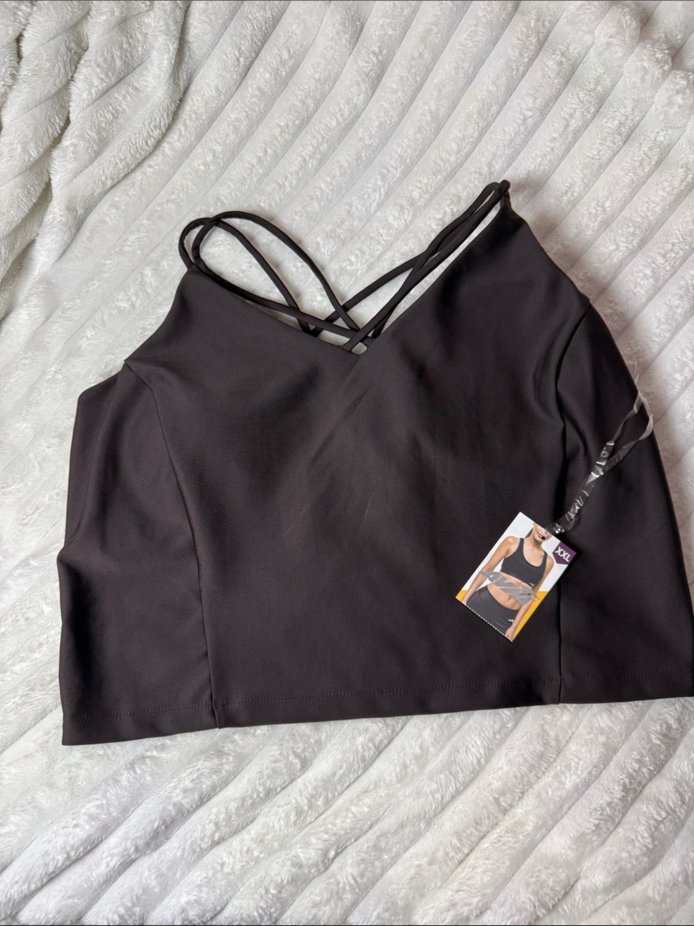 Avia Black Strappy Tank Top